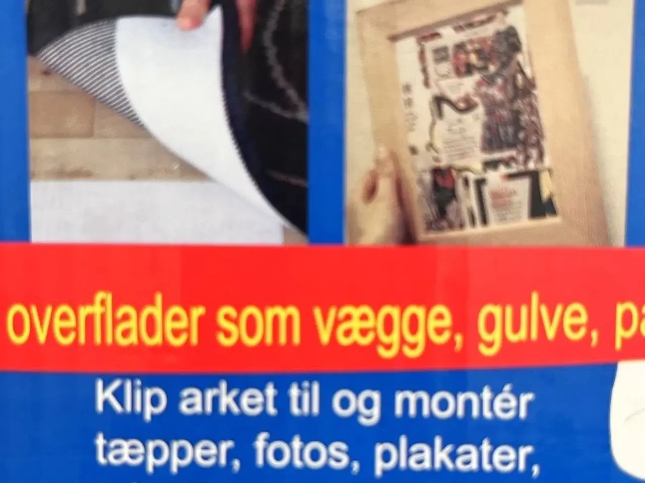 Billede 2 - 2x3 ark med selvklæbende velcro