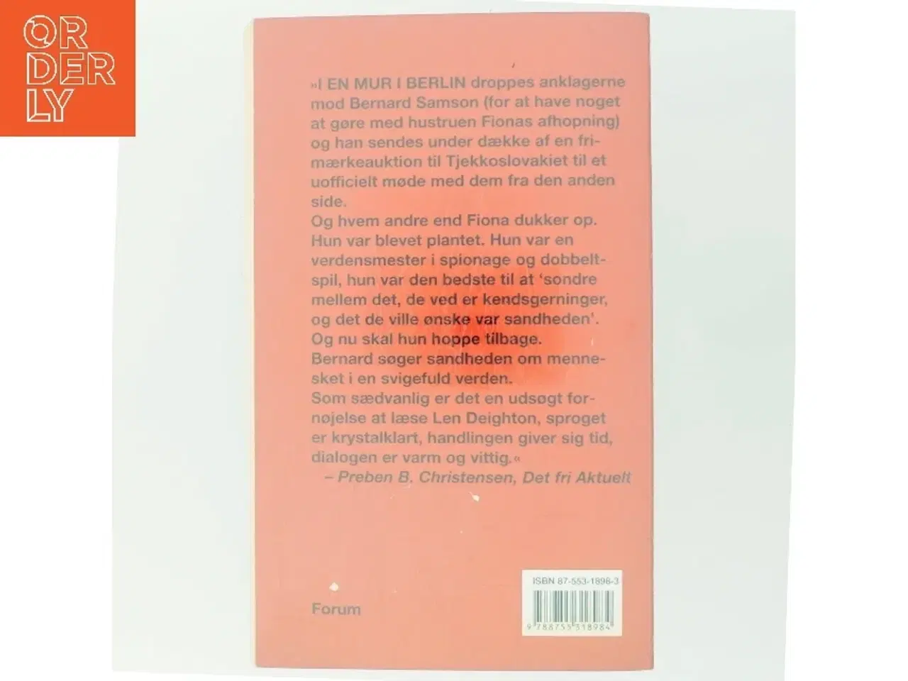 Billede 3 - En mur i Berlin af Len Deighton (Bog)
