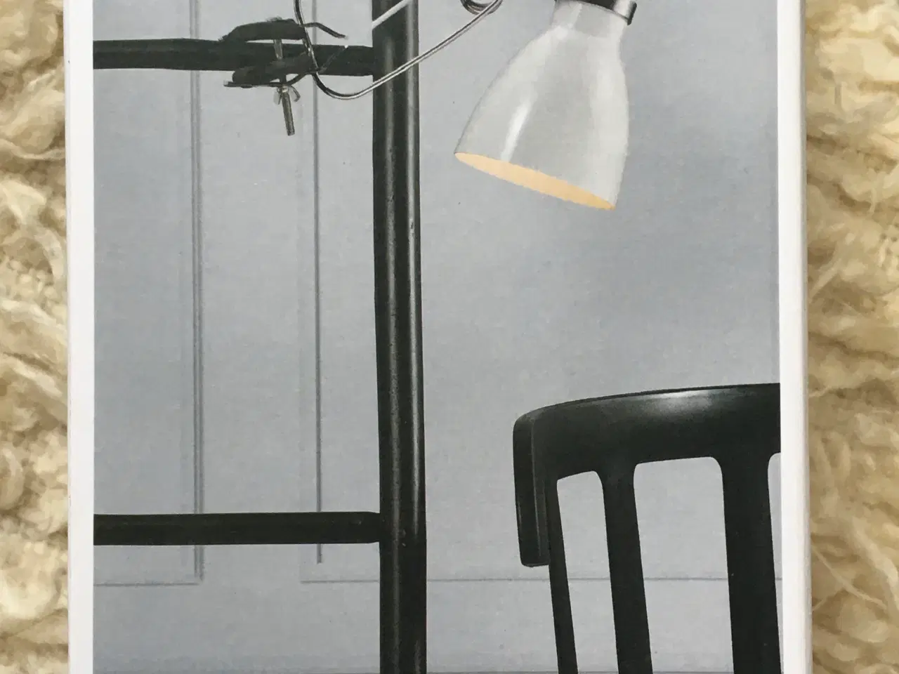 Billede 1 - Nordlux Cyclone klemme lampe i hvid metal 