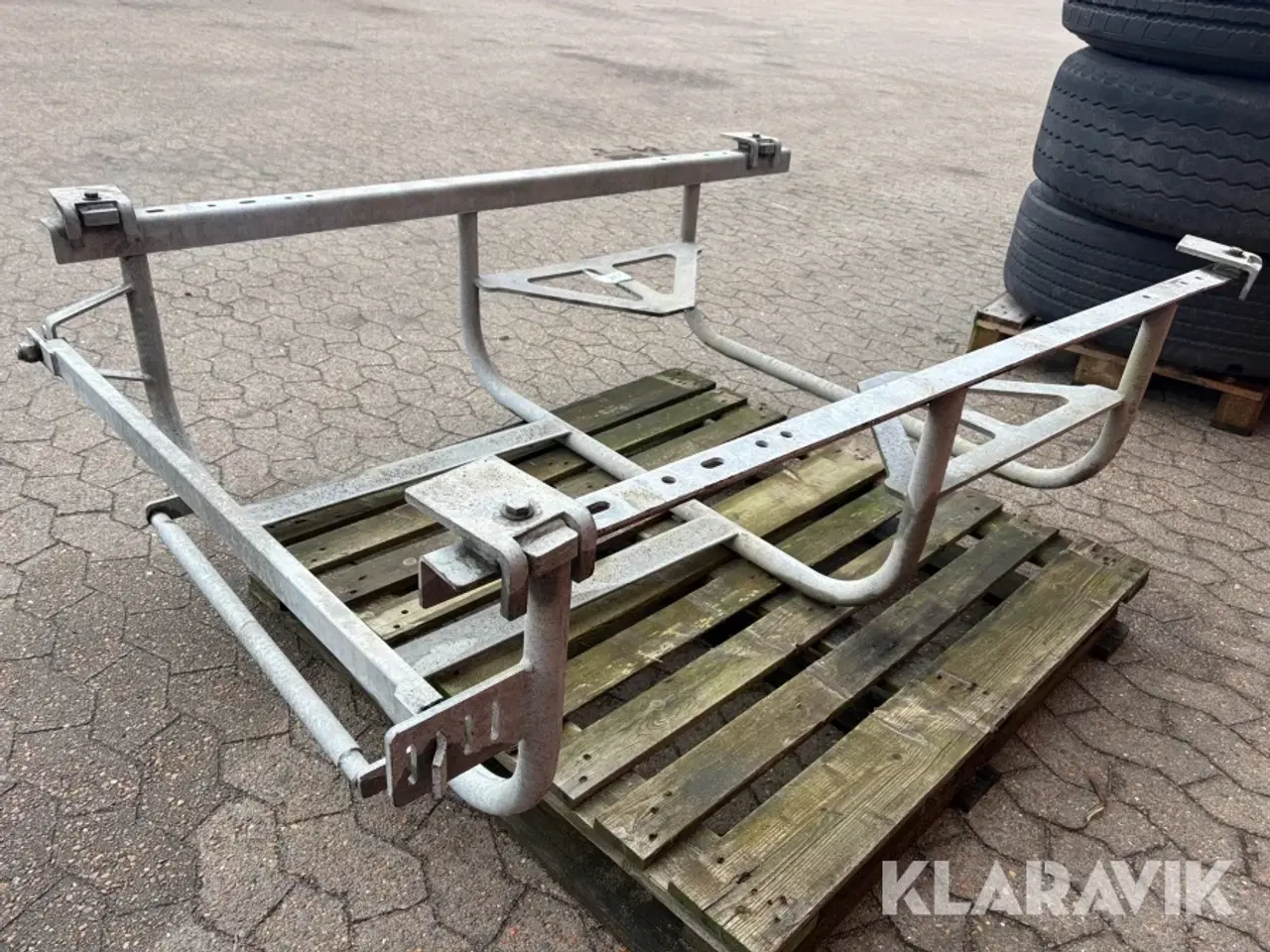 Billede 6 - Reservehjulophæng til under trailer - galvaniseret