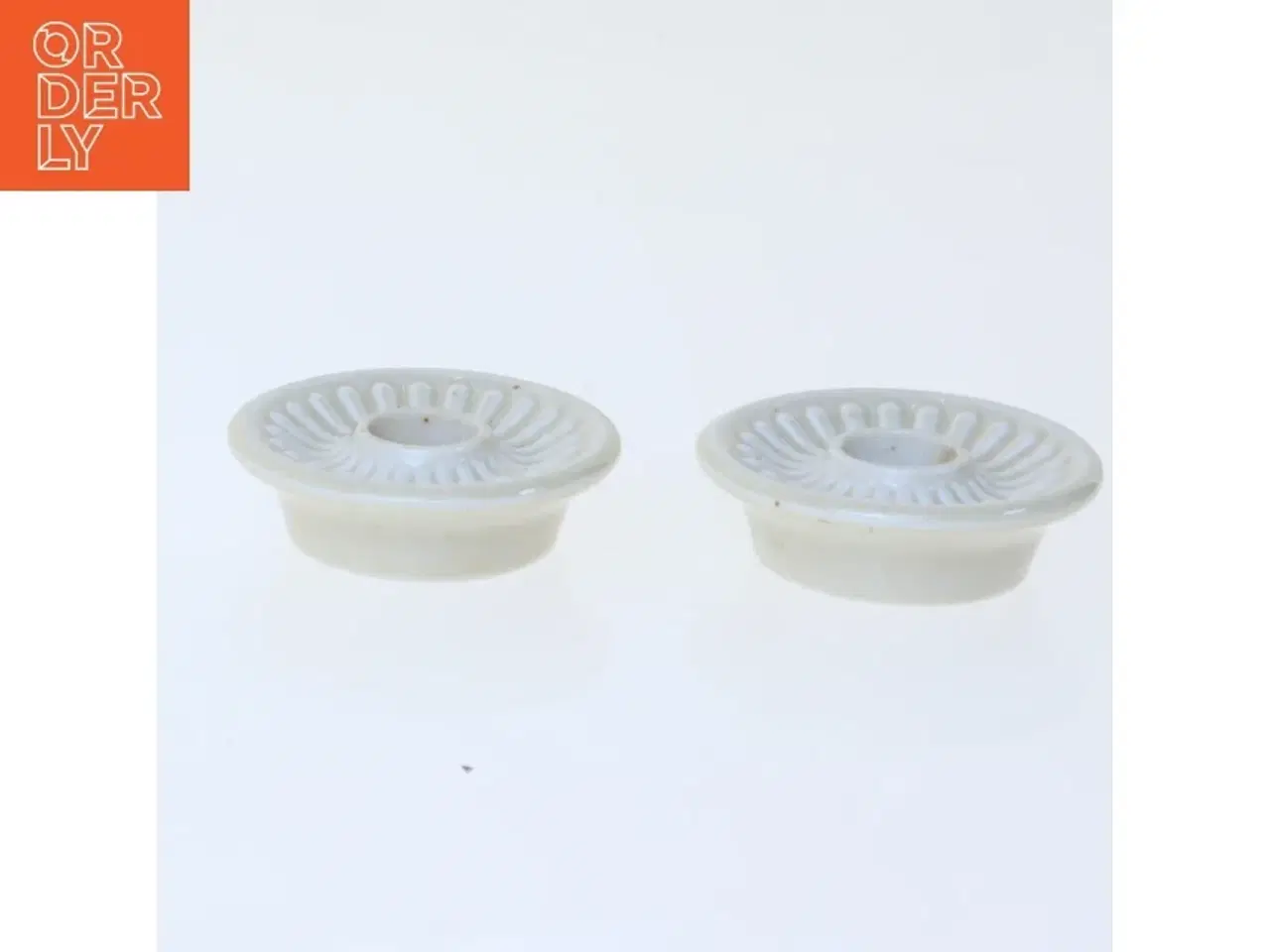 Billede 1 - To lysestager fra D/A (str. Ø 4,5 cm)