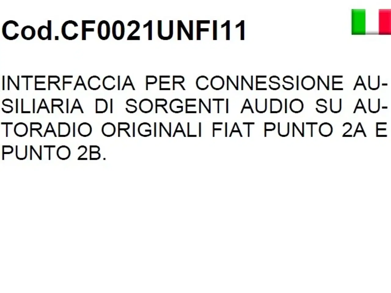 Billede 2 - Fiat Punto radio mini-jack stik iPhone / Android