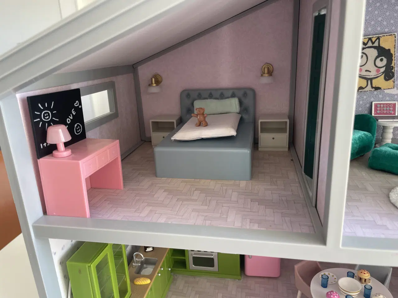 Billede 5 - Lundby dukkehus med tilbehør 