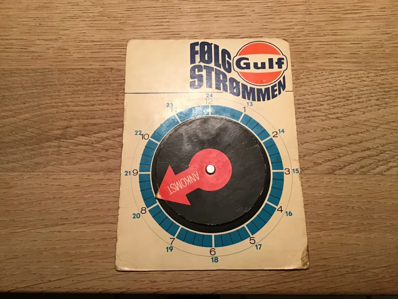 Billede 1 - Gulf reklame gammelt 