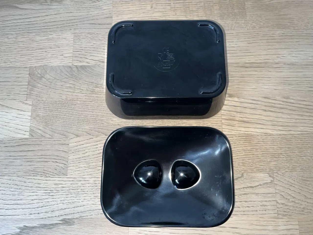 Billede 4 - Stelton smørboks - sort og grå