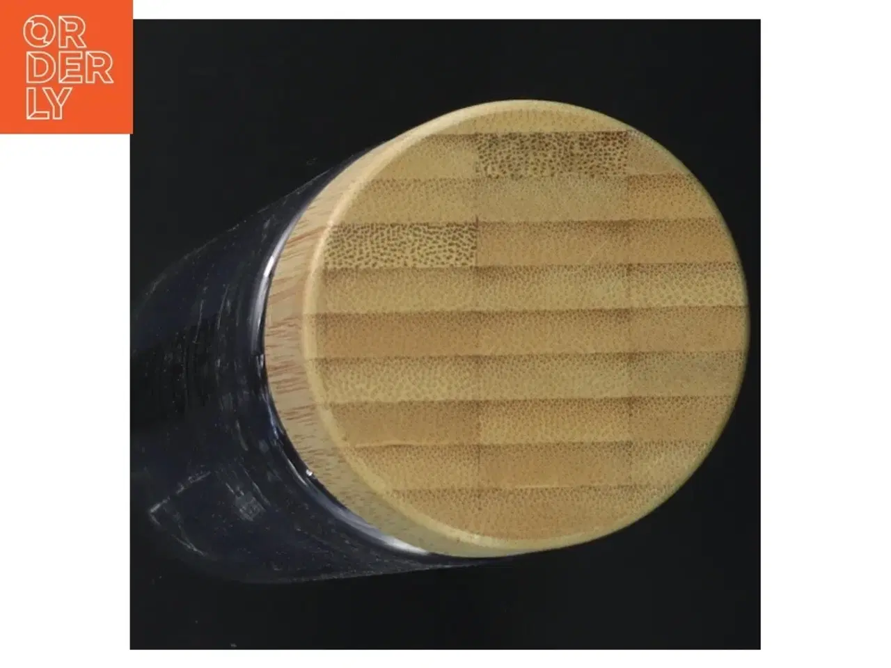 Billede 3 - Genanvendelig drikkeflaske med bambuslåg fra exercere (str. 24 cm)