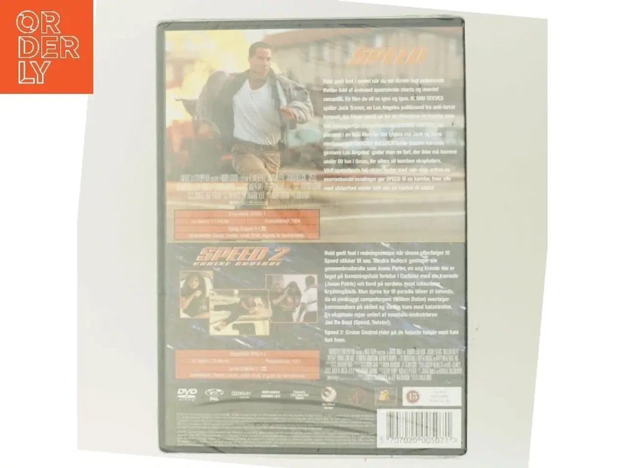 Billede 3 - Speed & Speed 2: Cruise Control med Keanu Reeves (DVD)