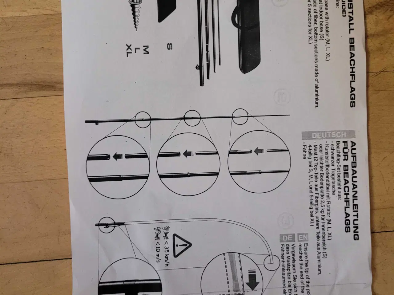 Billede 4 - Stativ til Strand/ Beach flag 