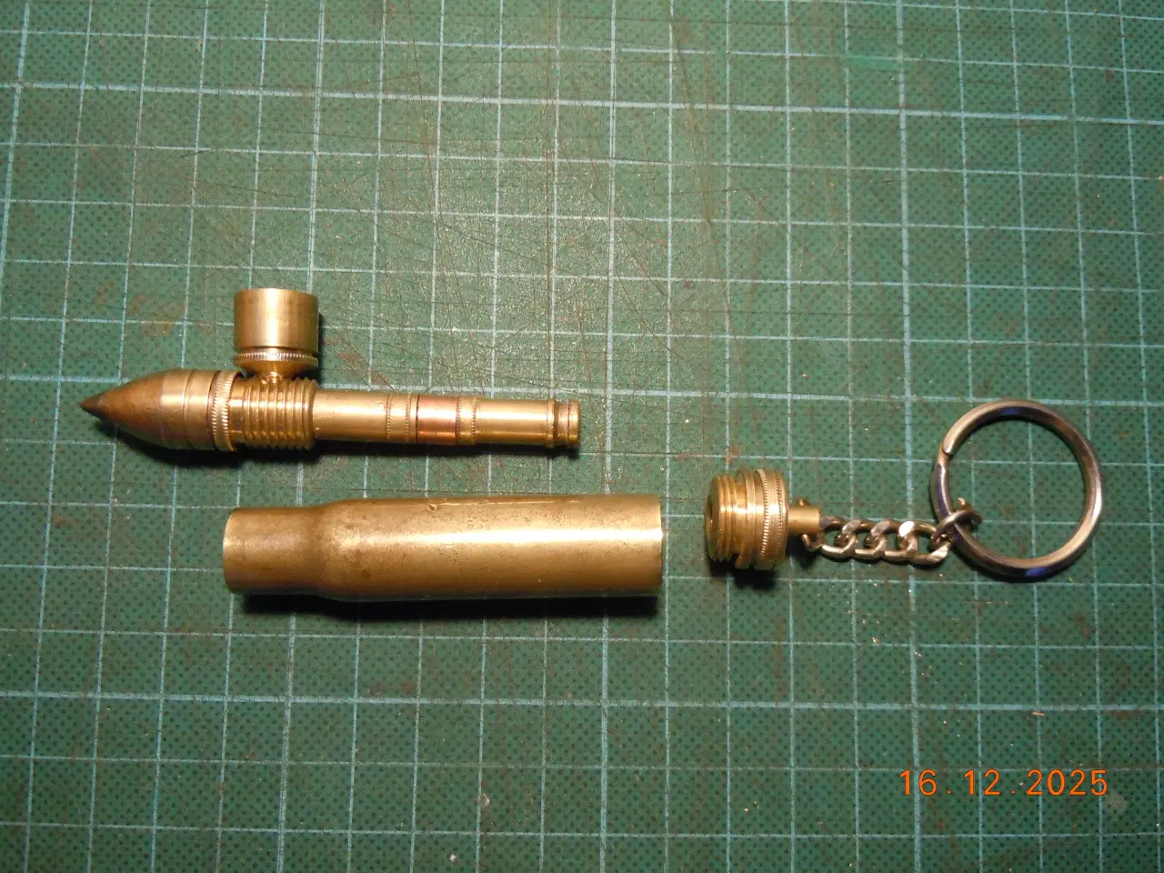 Billede 4 - Pibe i patron med stålspids og nøglering.