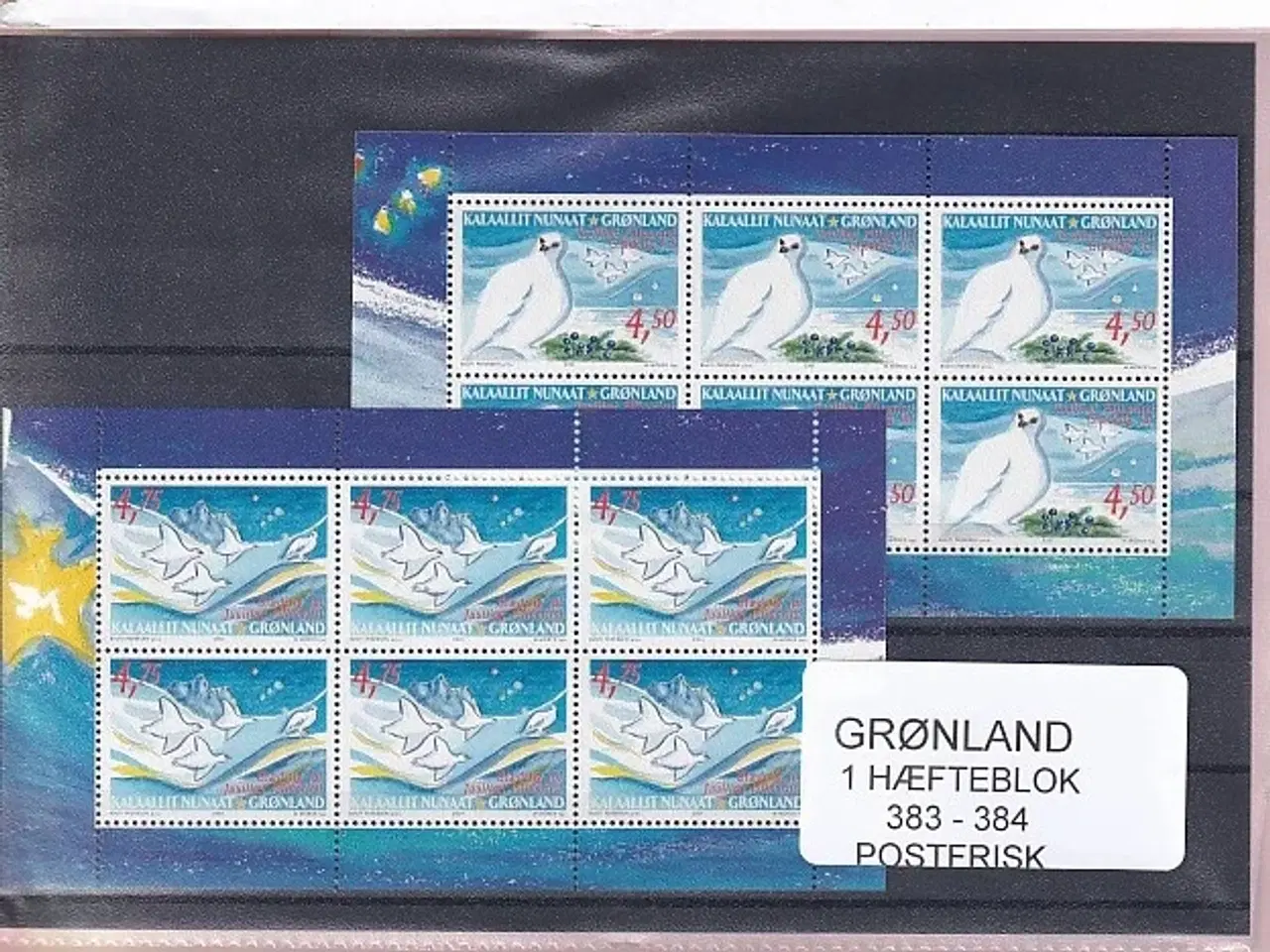 Billede 1 - Grønland - Hæfteblokke AFA 383 - 384 - Postfrisk