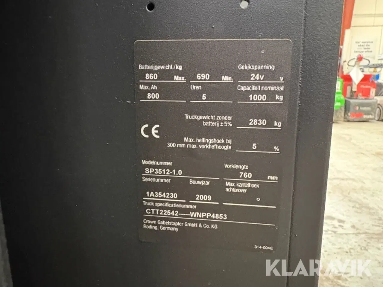 Billede 8 - Plukketruck Crown Sp 3512-TT