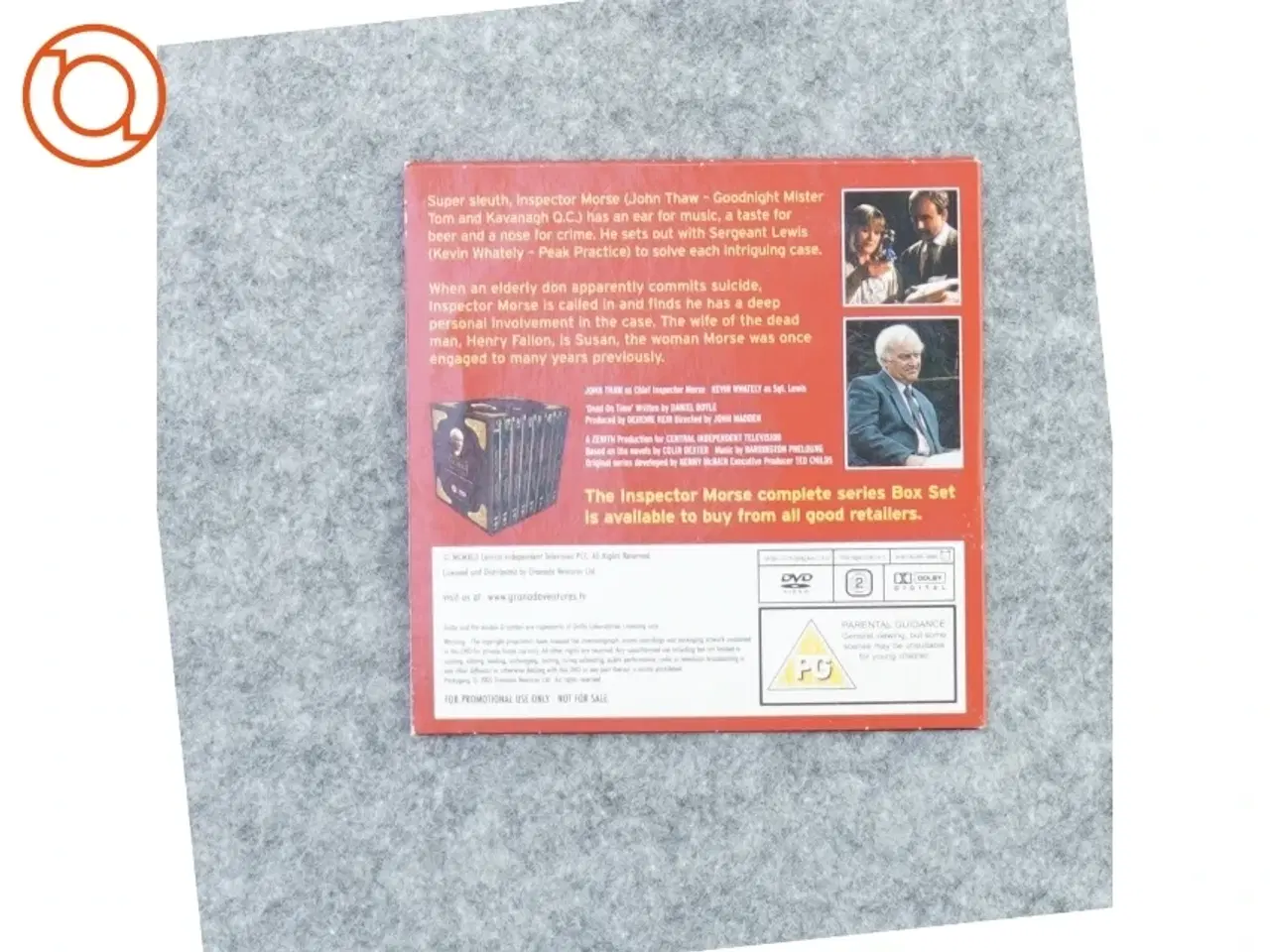 Billede 3 - John Thaw, Inspector Morse, dead on time fra Daily Mail (str. 12 x 12 cm)