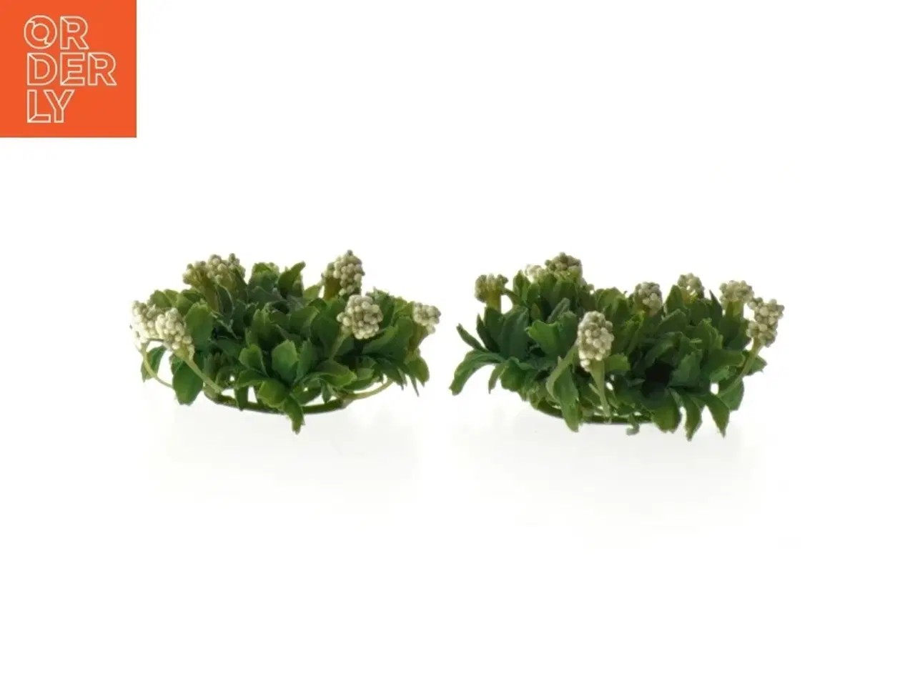 Billede 2 - Miniature grønne kranse (str. Ø 3 cm. 2 styk)