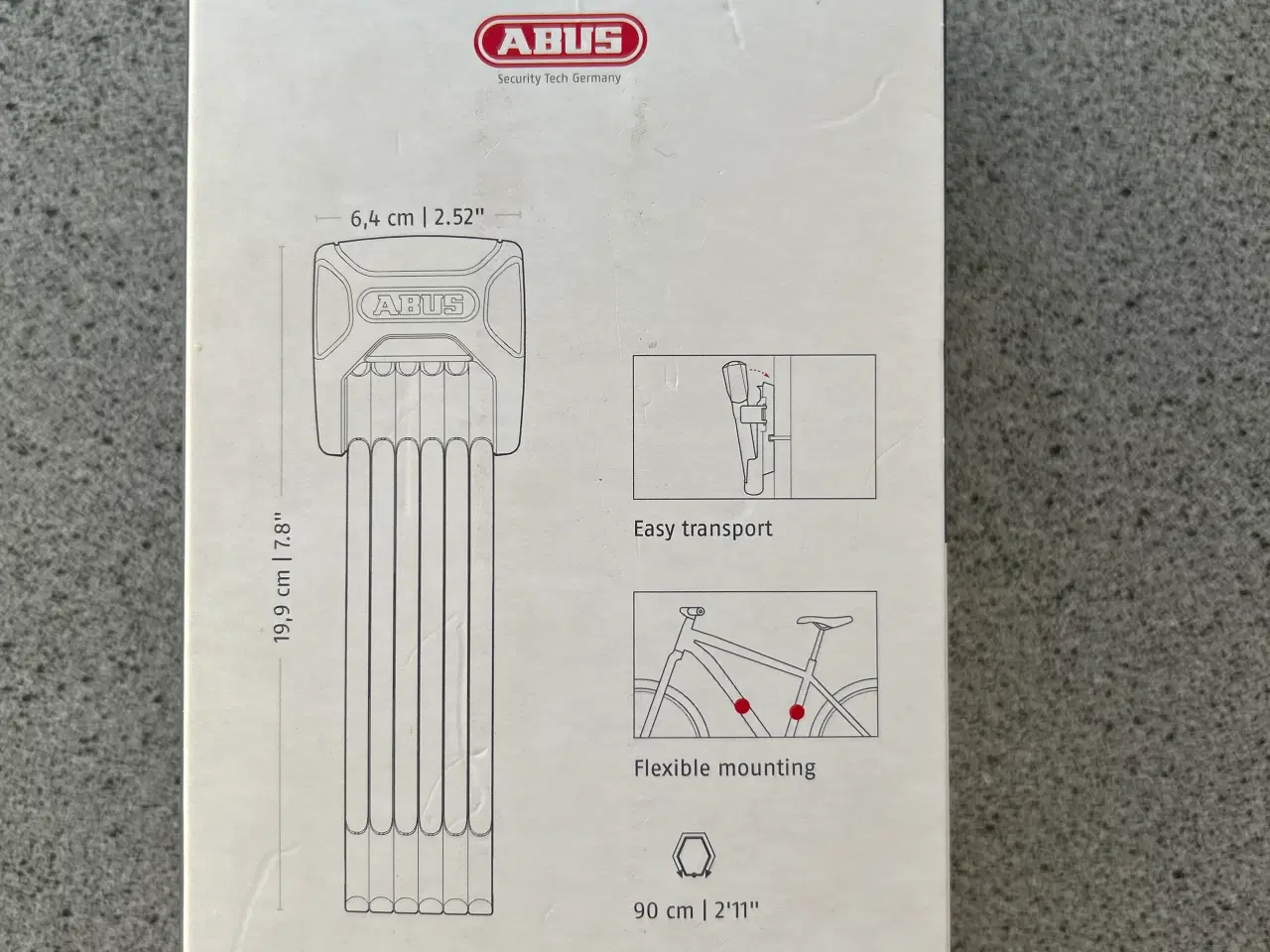 Billede 2 - Abus Cykellås