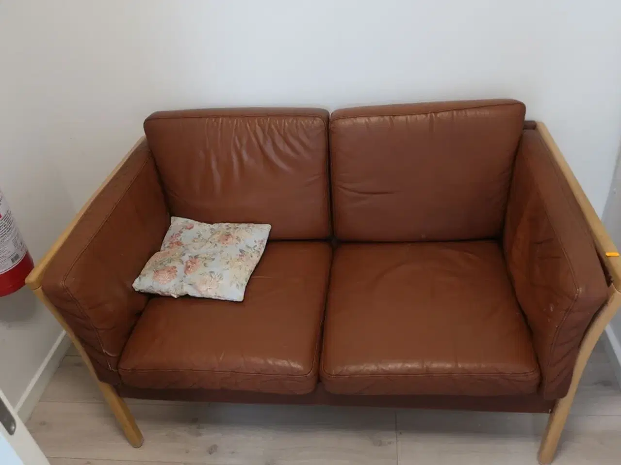 Billede 2 - 2 pers. Lædersofa