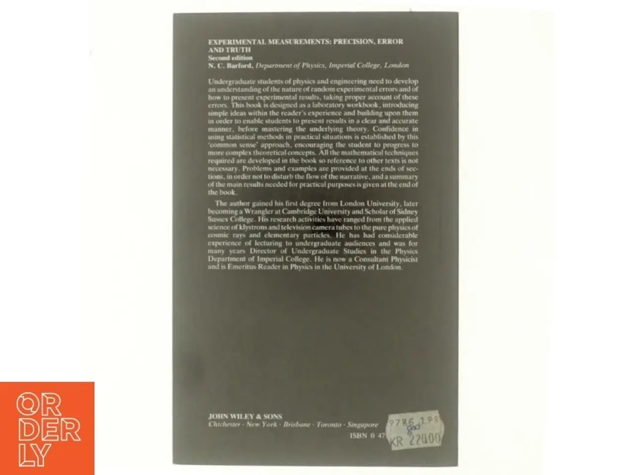 Billede 3 - Experimantal measurements: Precision, error and truth af N.C.Barford