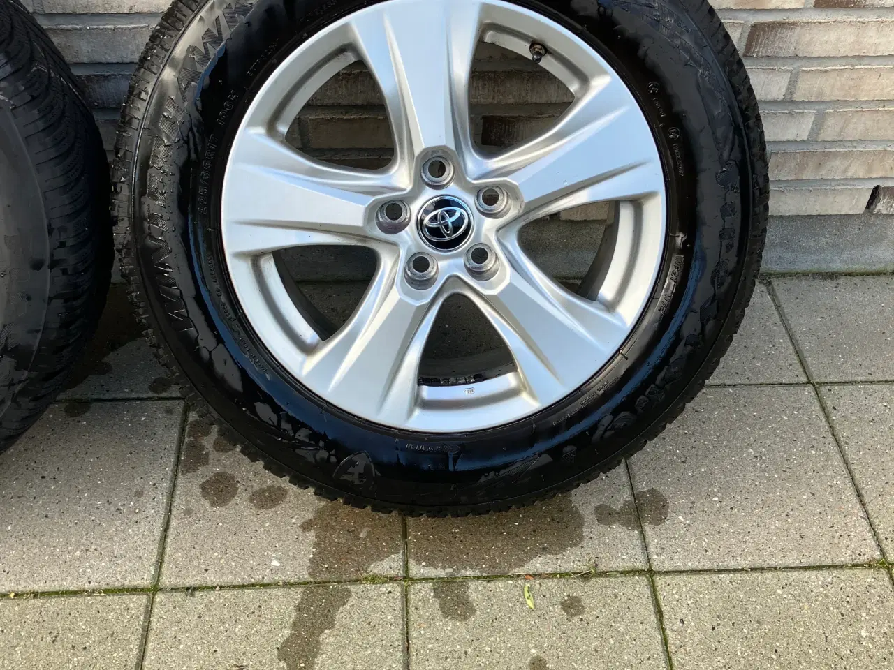 Billede 5 - Org Toyota Rav4 alufælge m Firestone vinterdæk 
