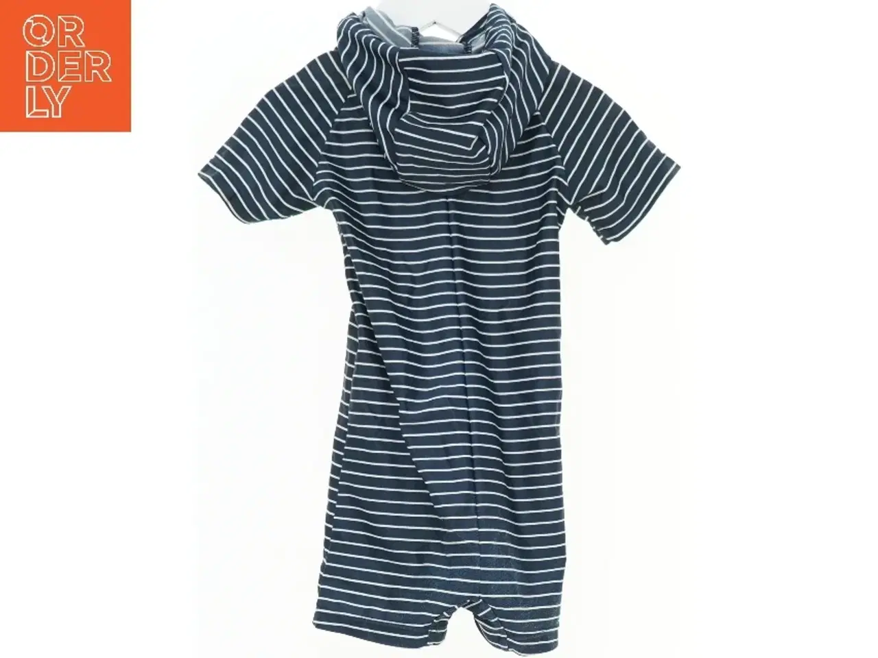 Billede 2 - Stribet heldragt med hætte fra Melton (str. 86)