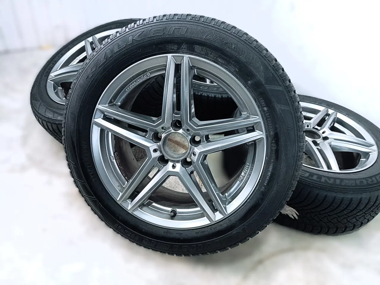 Billede 6 - 5x112 17" ET48 nav 66,6ø Uniwheels vintersæt inkl.