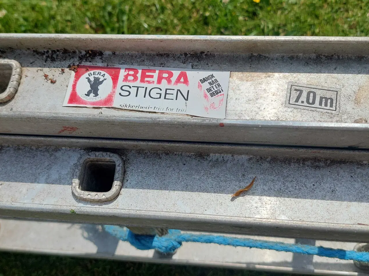 Billede 3 - Stige med udtræk snor 7 m