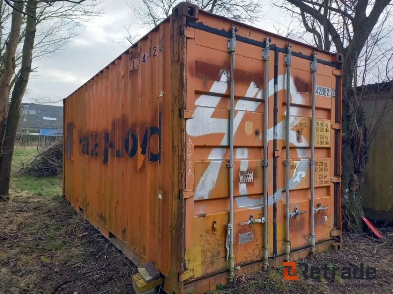 Billede 2 - - - - 20 fod skibscontainer
