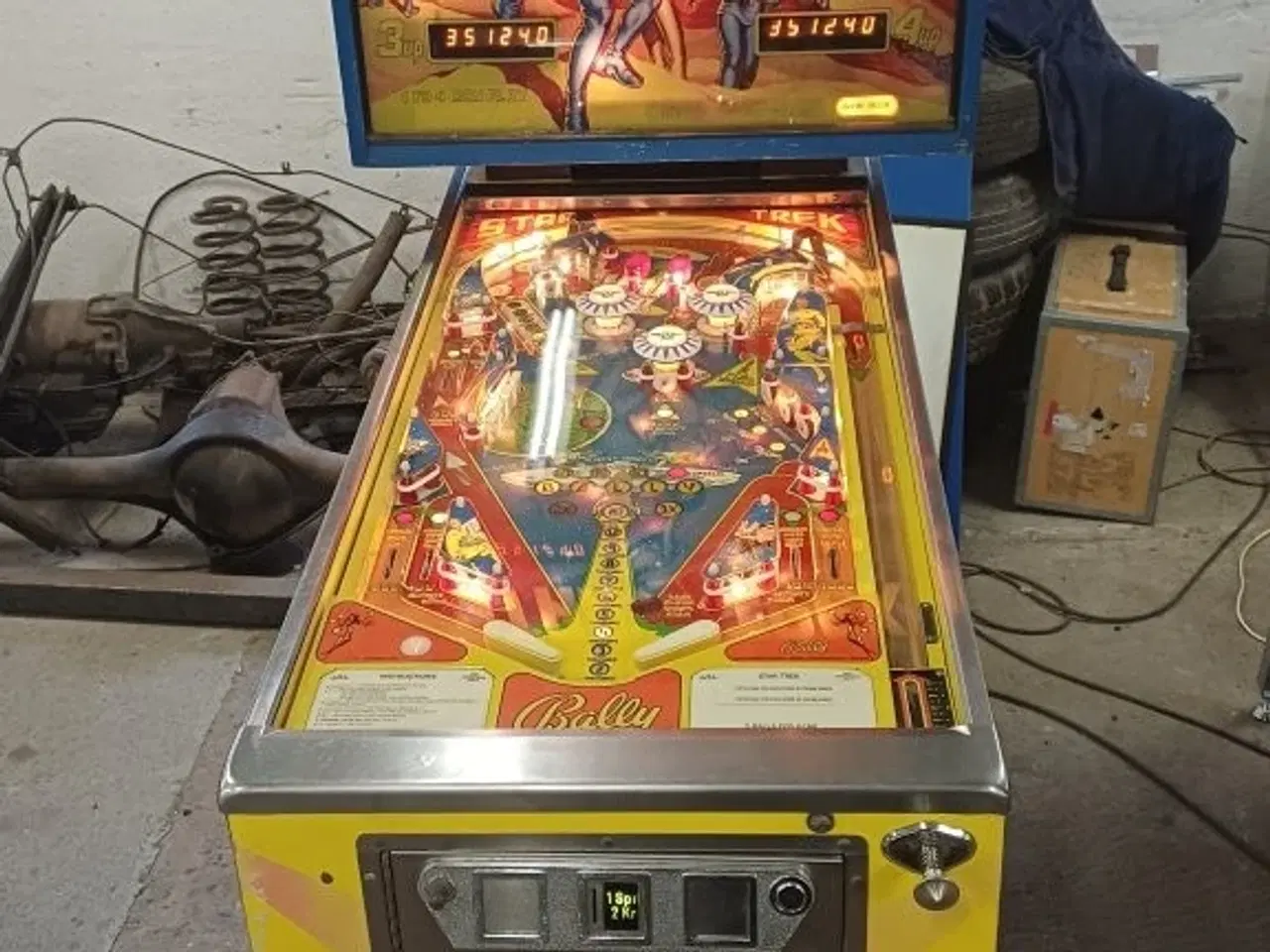 Billede 3 - Star Trek flippermaskine – Bally 1979