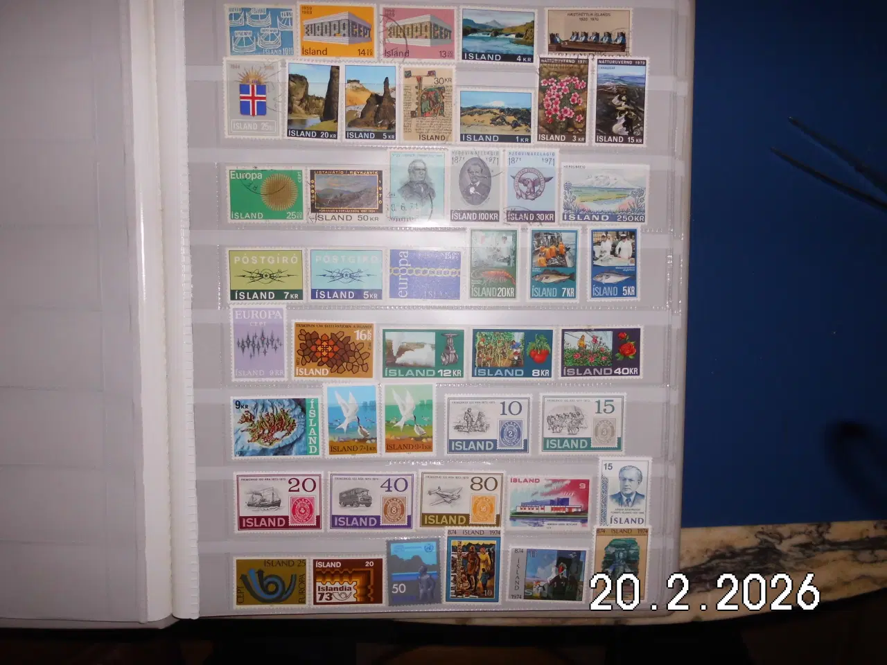 Billede 3 - islandske frimærker