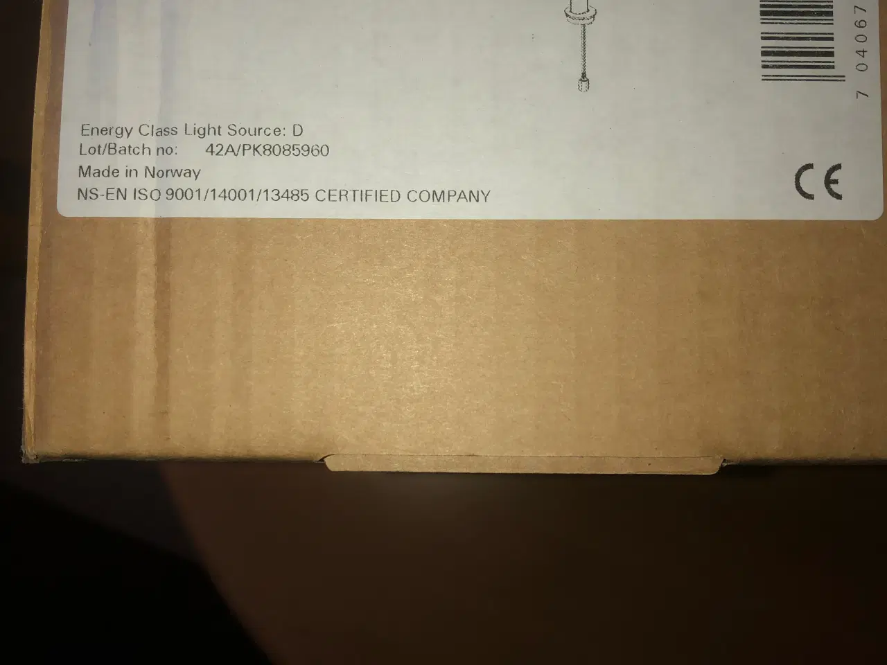 Billede 2 - Motus Table - Sort kontorlampe med sort fod.