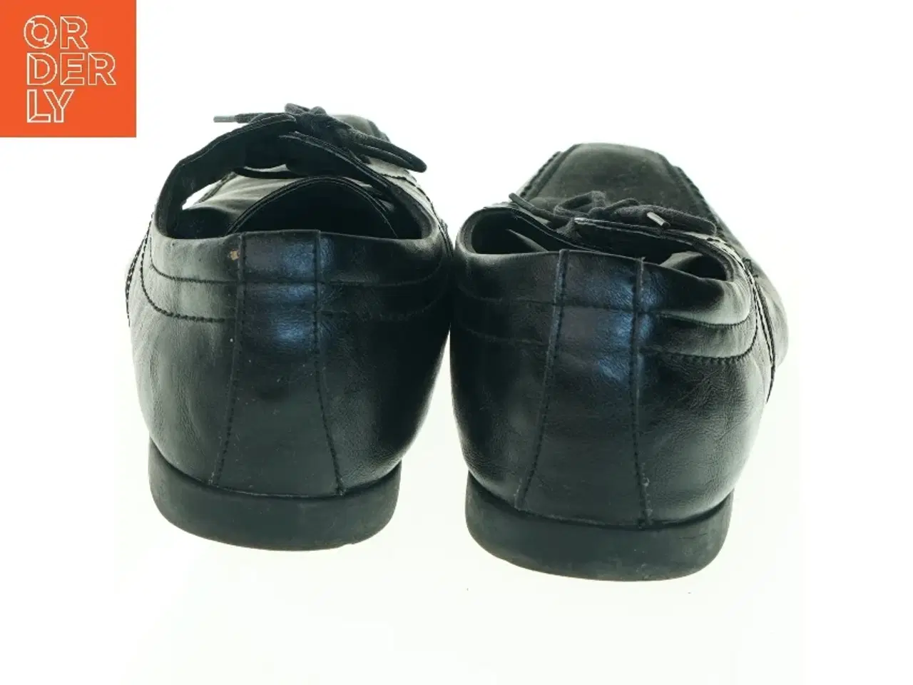 Billede 4 - Sorte lædersko til mænd fra Sams (str. 44)