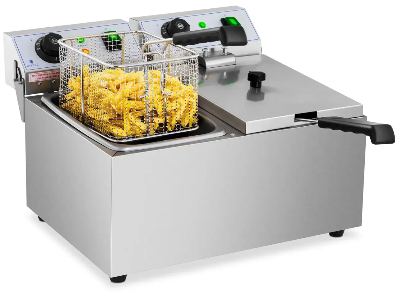 Billede 1 - Frituregryde 2x 8 Liter – med Kuldezone – 6,4 kW