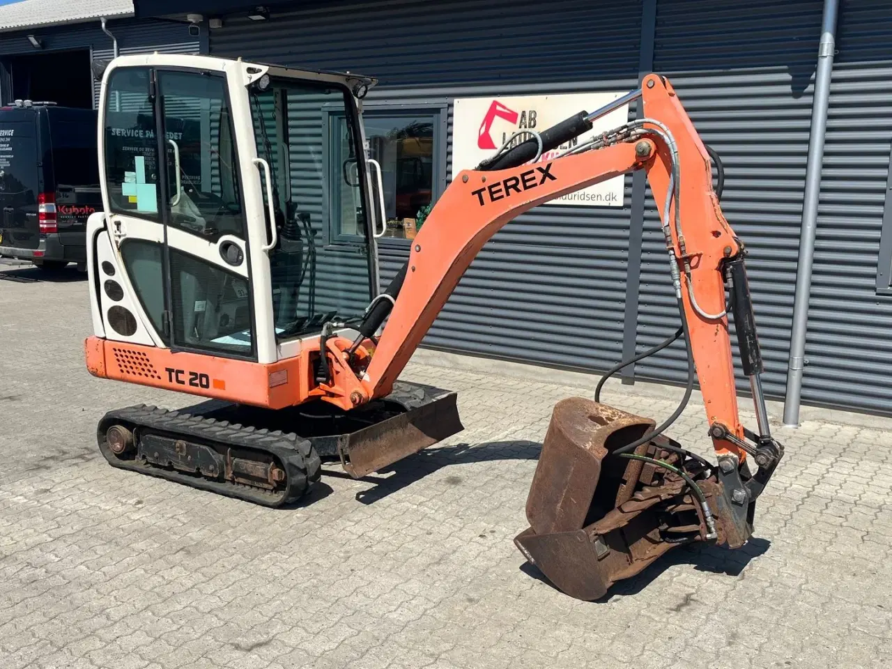 Billede 2 - Terex TC20 Mekanisk hurtigskifte og kipbar planer skovl +2graveskovle