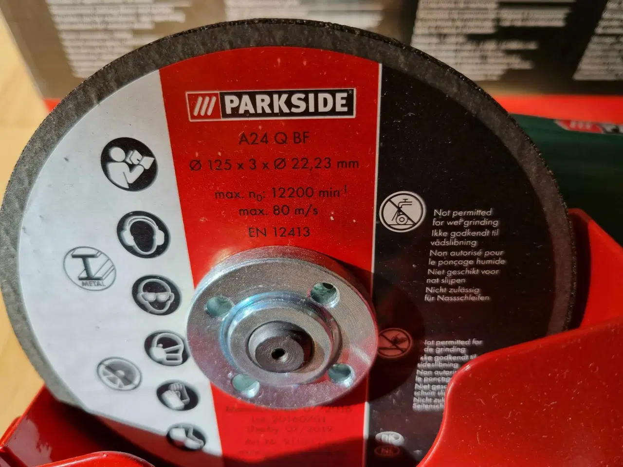 Billede 4 - Vinkelsliber, Parkside pws 125 c3