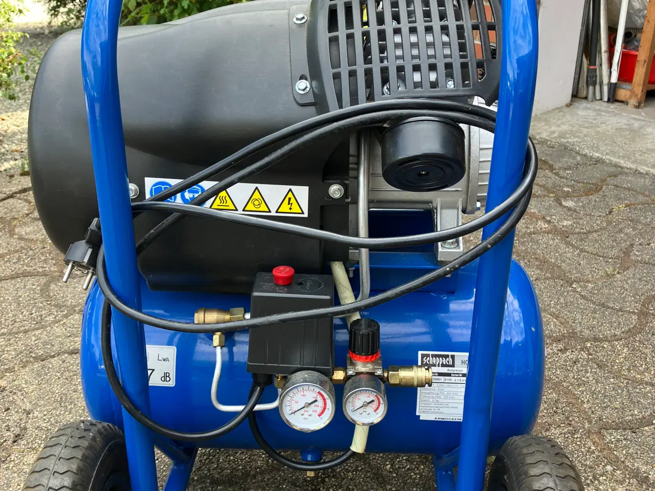 Billede 2 - Kompressor Scheppach HC 24 dc - Som ny