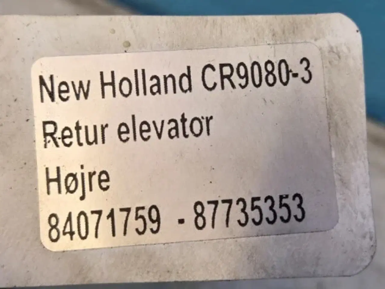 Billede 10 - New Holland CR9080 Retur Elevator R.  84071759