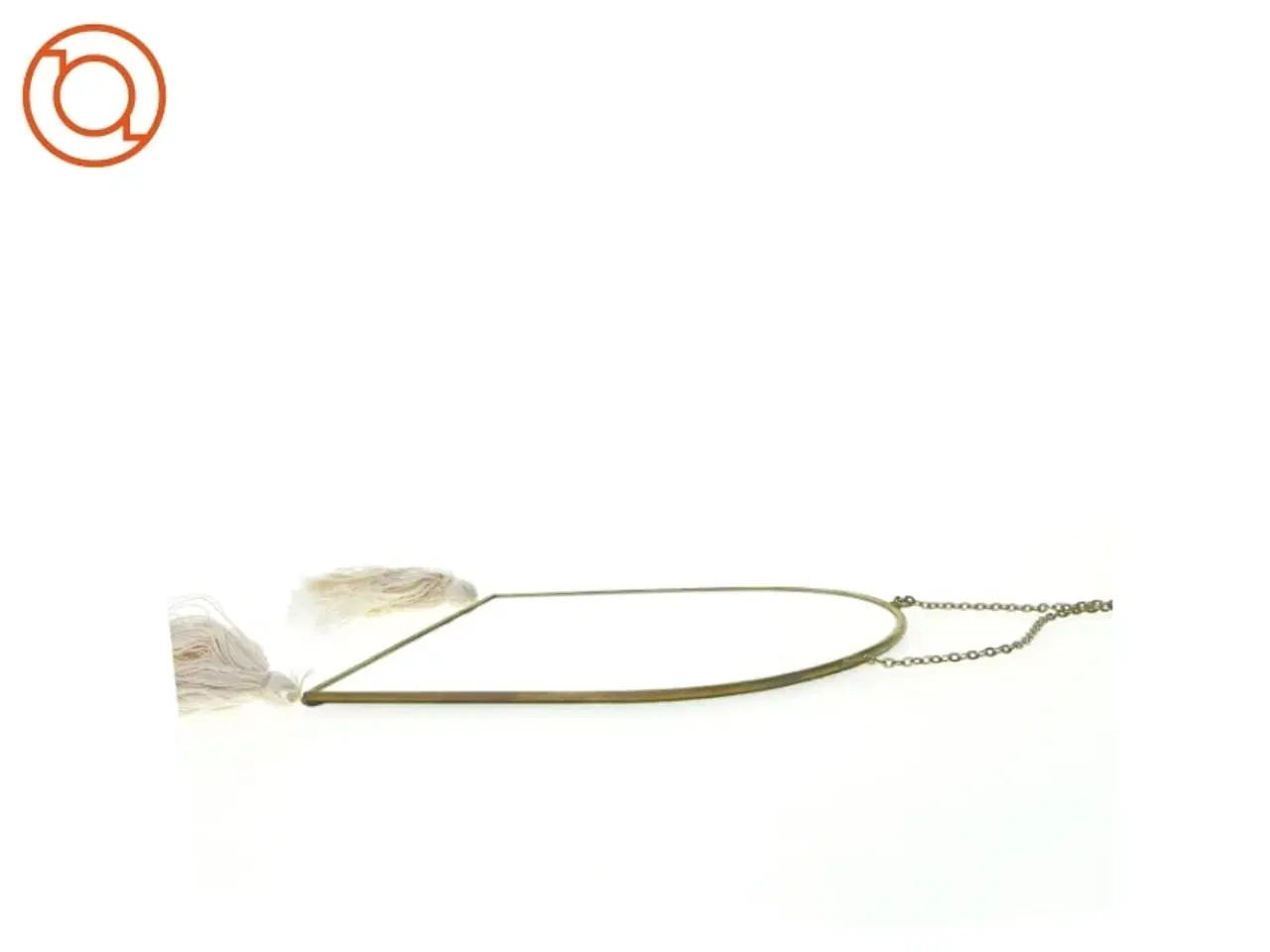 Billede 4 - Spejl med kvaster (str. 25 x 20 cm)