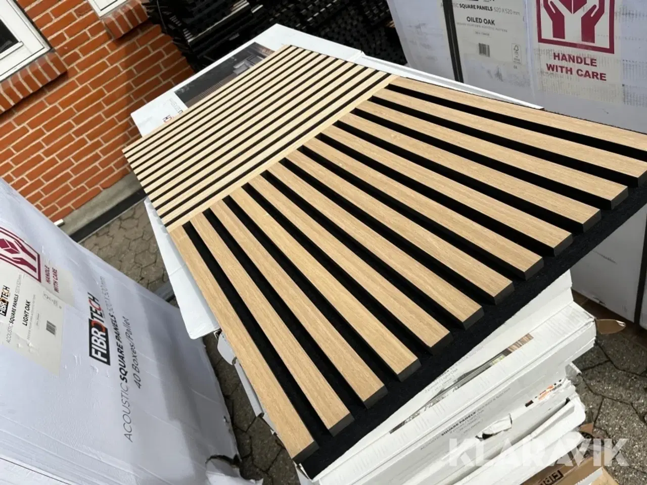 Billede 3 - Akustik paneler Fibrotech Light oak 80 stk