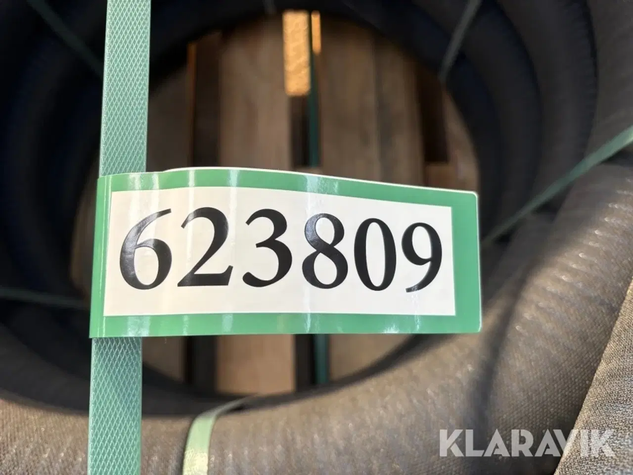 Billede 11 - Drænrør blå HDPE 80/92 mm med filt 50 meter