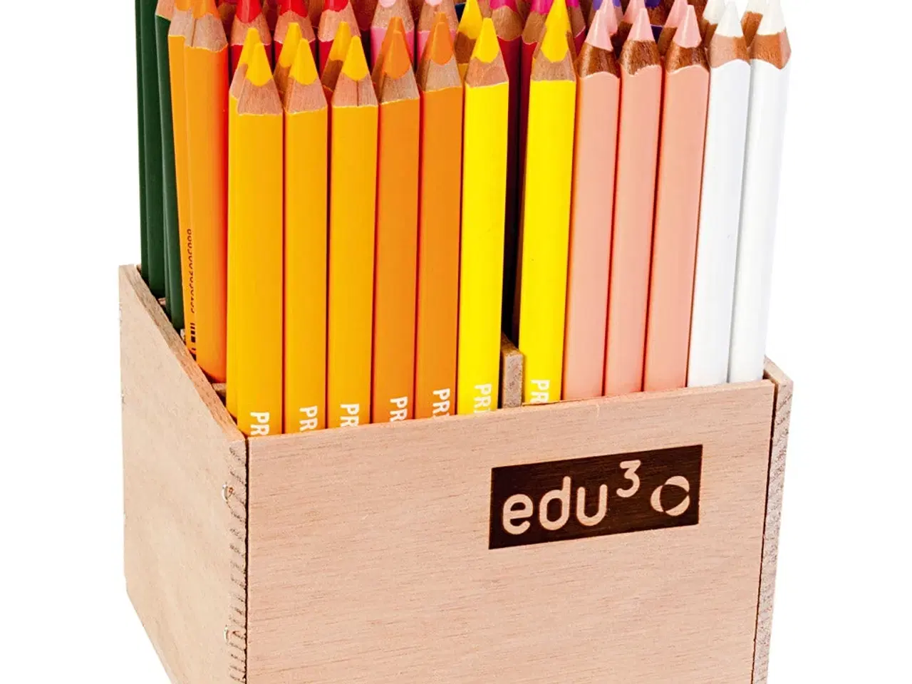 Billede 1 - Edu Kraftige Farveblyanter - 96 stk. Assorterede Farver