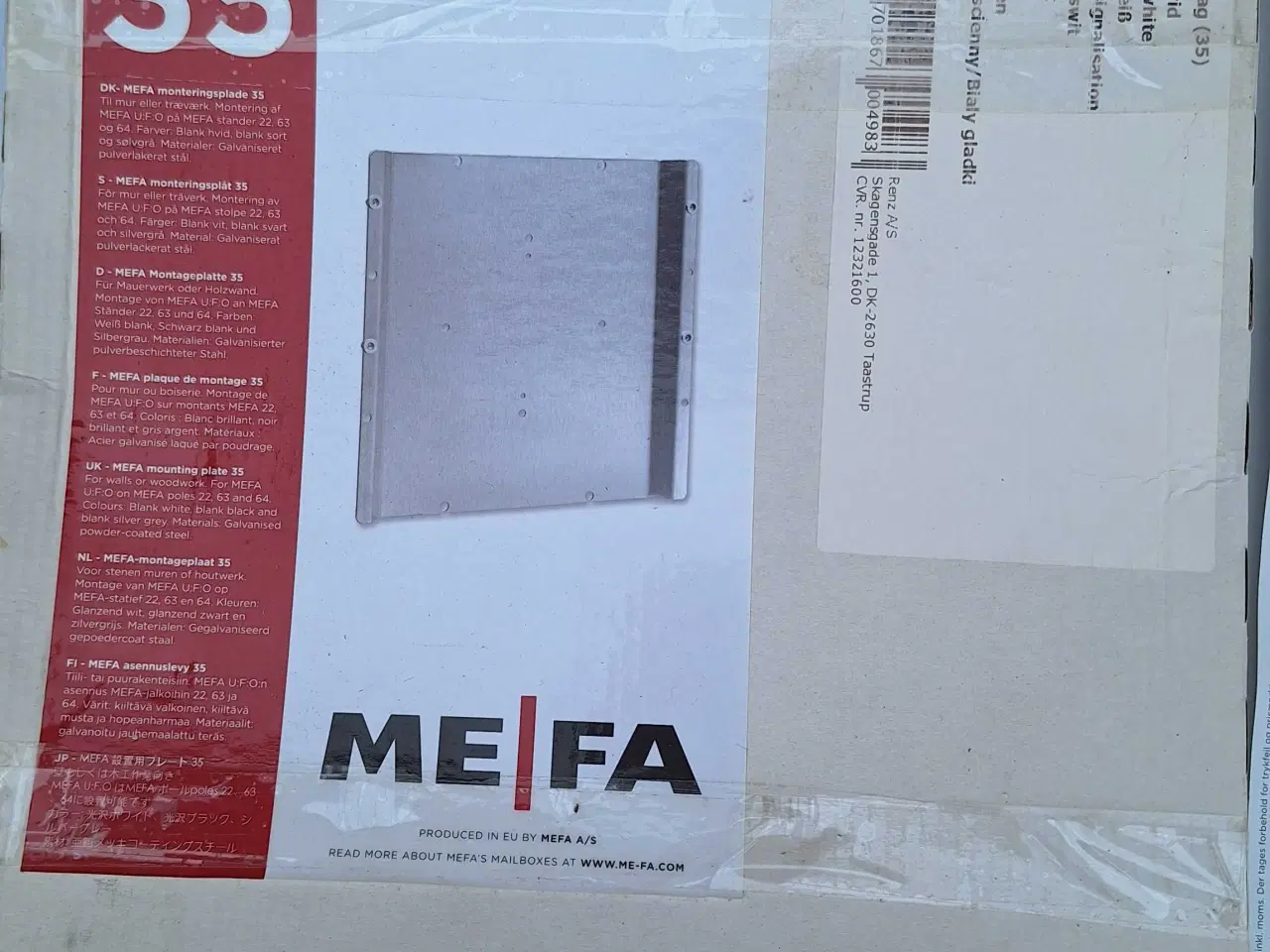 Billede 7 - Postkasse MEFA UFO