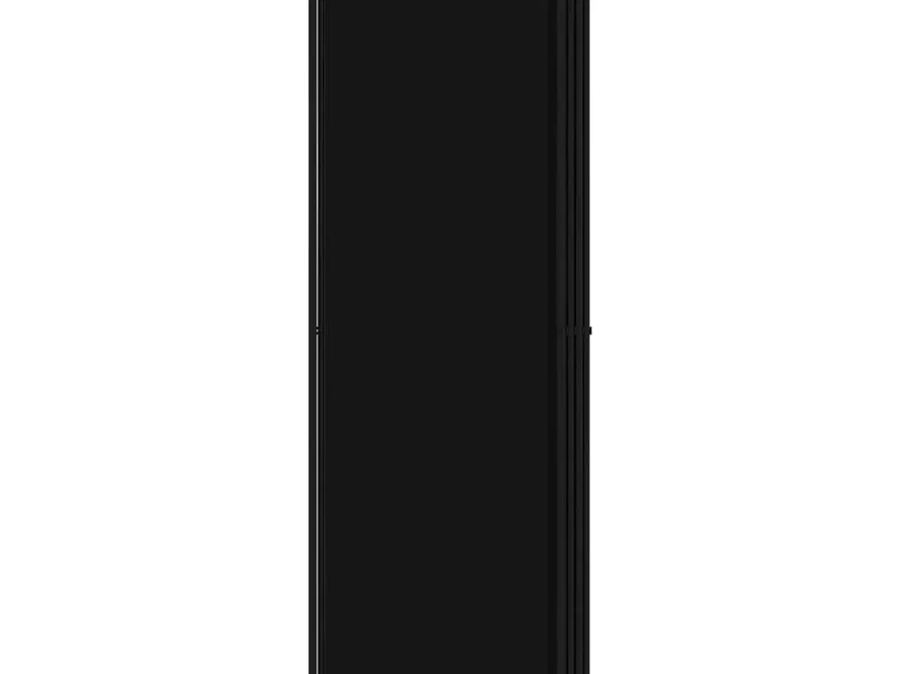 Billede 4 - 4-panels rumdeler 200 x 180 cm sort