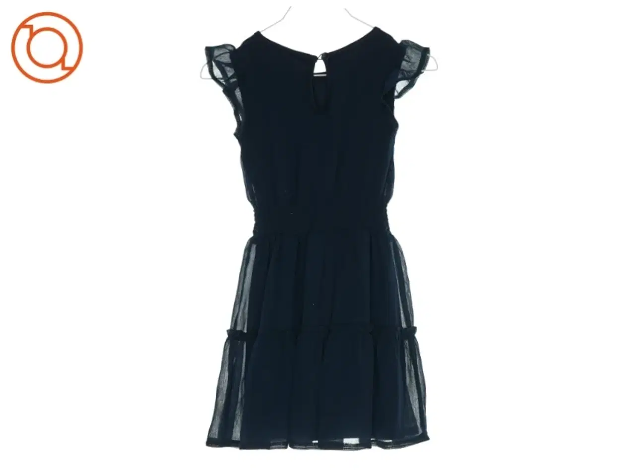 Billede 2 - Sort kjole med flæser fra VRS
