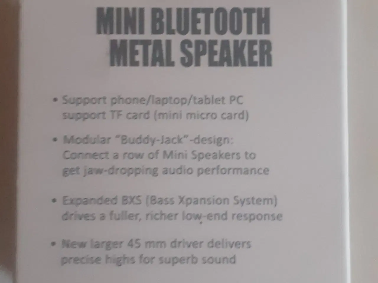 Billede 5 - Mini højtaler, med Bluetooth mm.