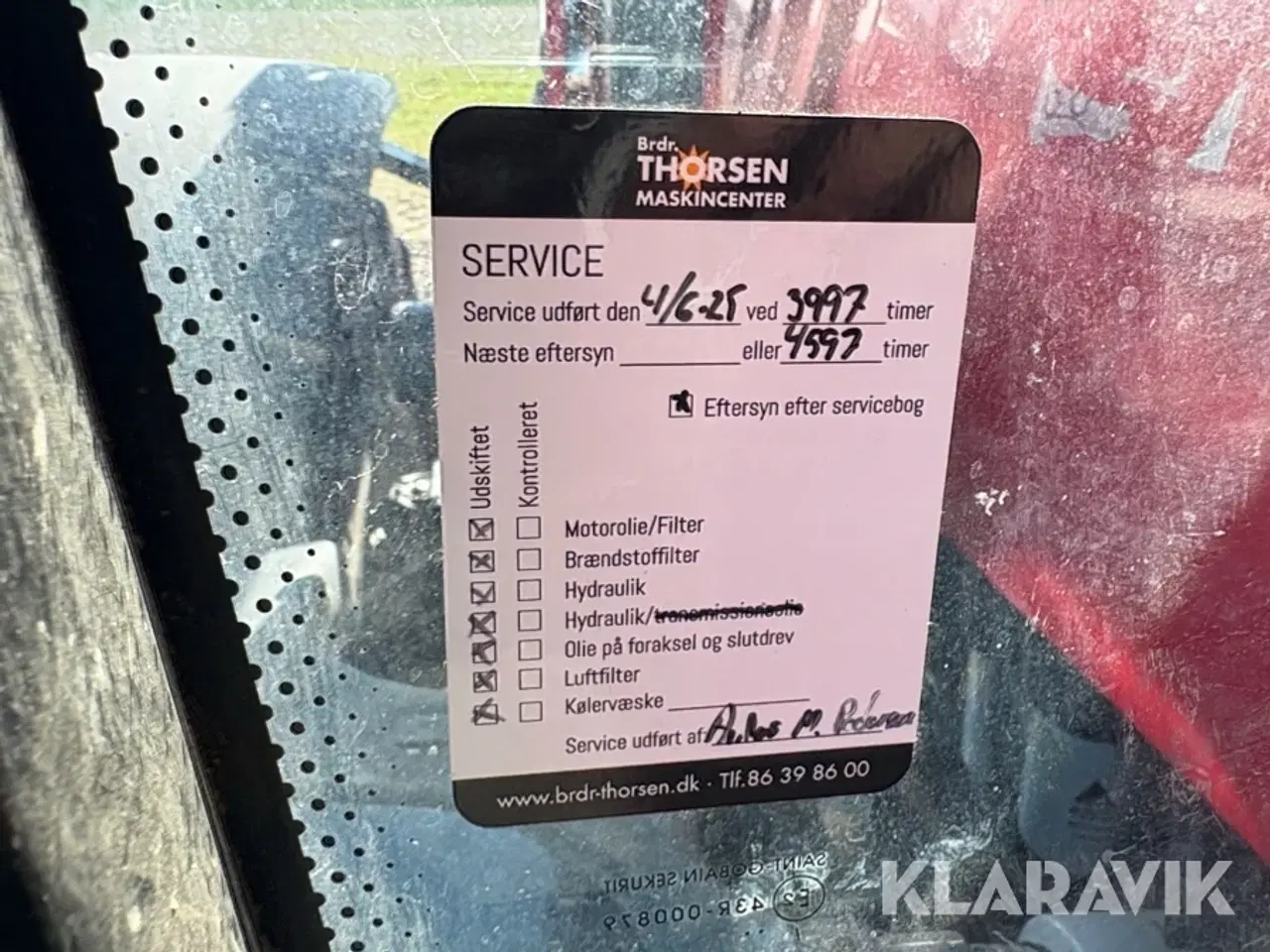 Billede 8 - Traktor Massey Ferguson 7724 Dyna-VT med frontlæsser 975