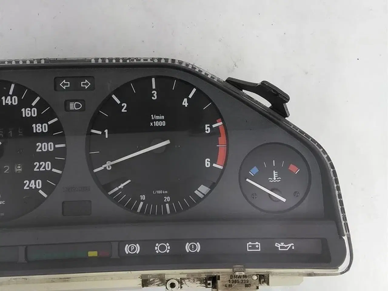 Billede 3 - Instrumentkombi MotoMeter Brugt 239617 km C51422 BMW E30