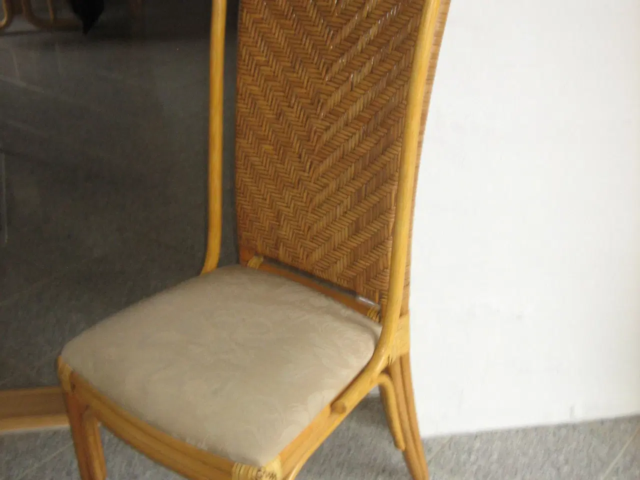 Billede 1 - Flet stol i Bambus Flet