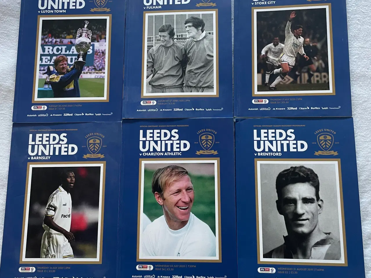 Billede 1 - Leeds United hjemmekamp programmer 2019/20