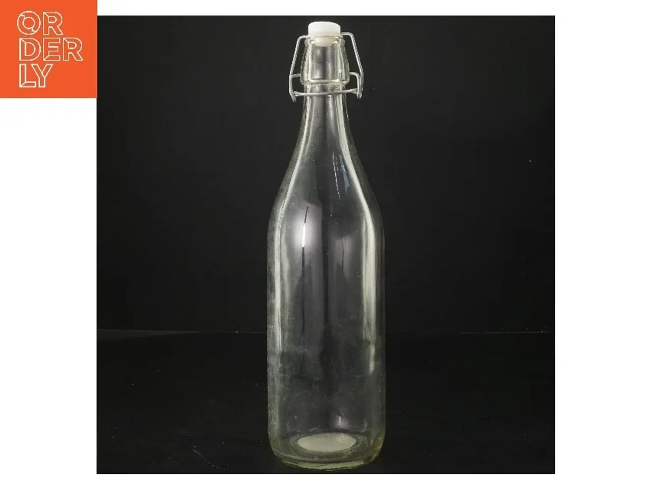 Billede 1 - Glasflaske med patentlåg (str. 32,5 cm)