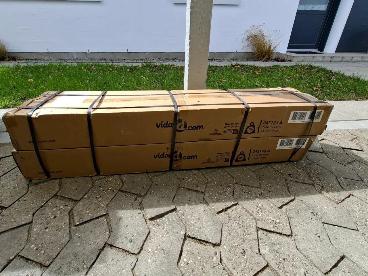 Billede 4 - 2.stk. Radiatorskjuler MDF 112 cm - Hvidt 