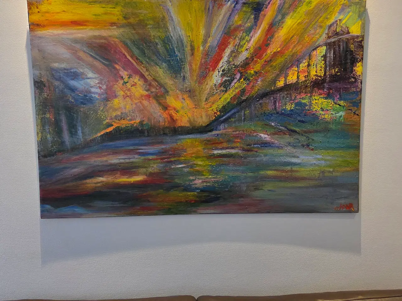 Billede 4 - Maleri olie på lærred 