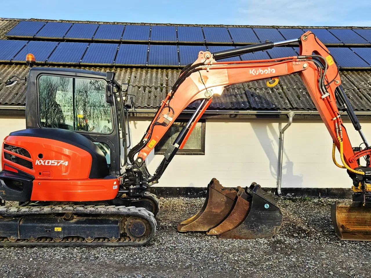 Billede 1 - Kubota KX57 / 800 timer / rotortilt + meget udstyr